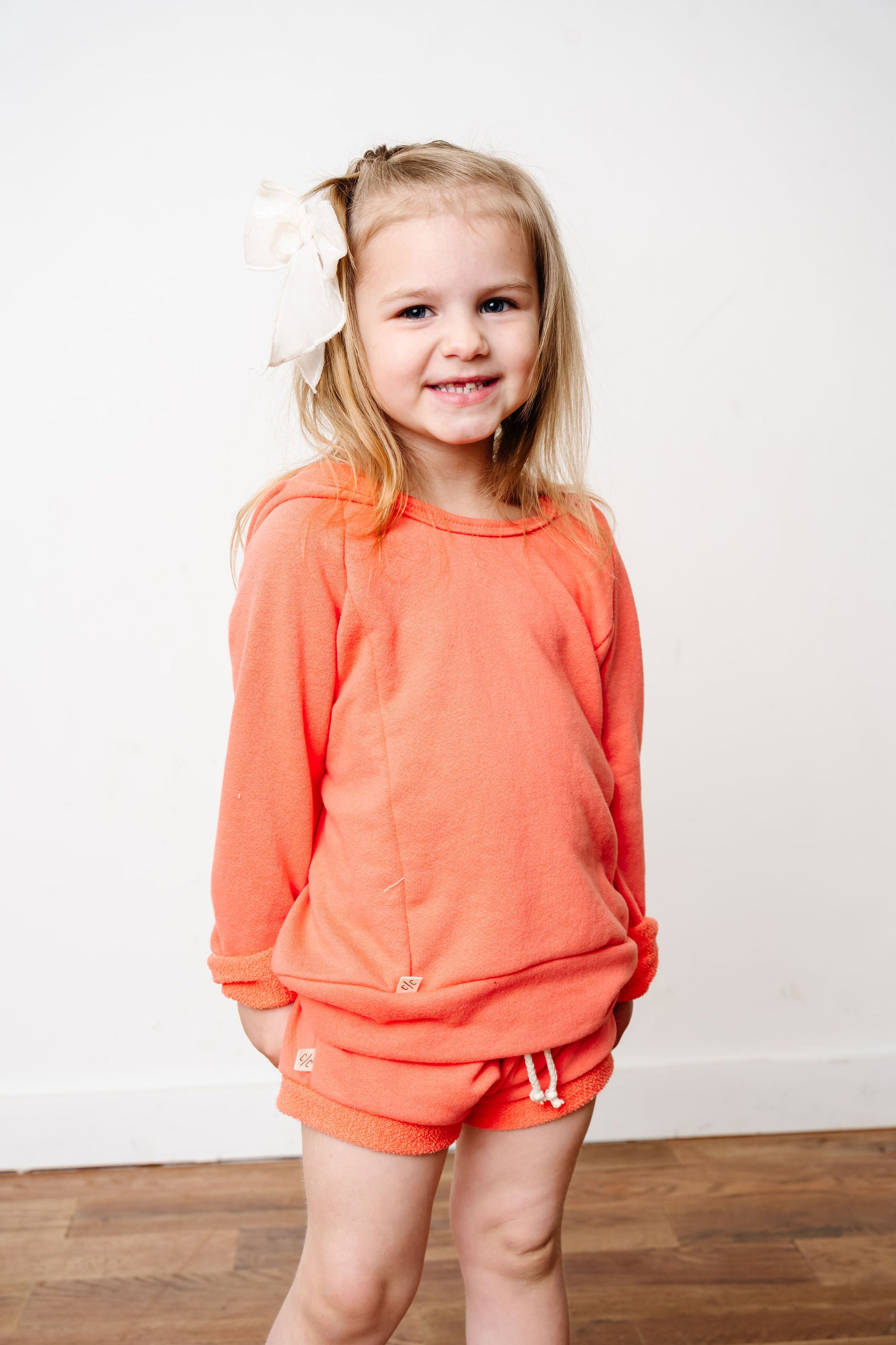beach hoodie - living coral