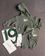 Load image into Gallery viewer, vintage hoodies - go mustangs - heritage green