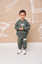 Load image into Gallery viewer, vintage sweatpants - go mustangs - heritage green