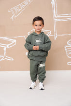 Load image into Gallery viewer, vintage sweatpants - go mustangs heritage green