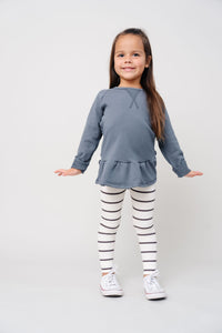 leggings - fudge stripe