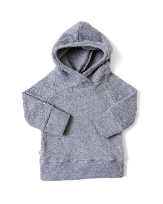 trademark raglan hoodie - ash - polar fleece