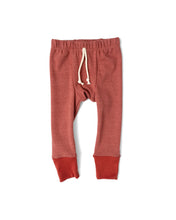 Load image into Gallery viewer, rib knit pant - sunset - barn red