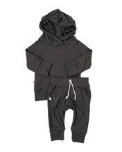 Load image into Gallery viewer, rib knit hoodie set - pepper