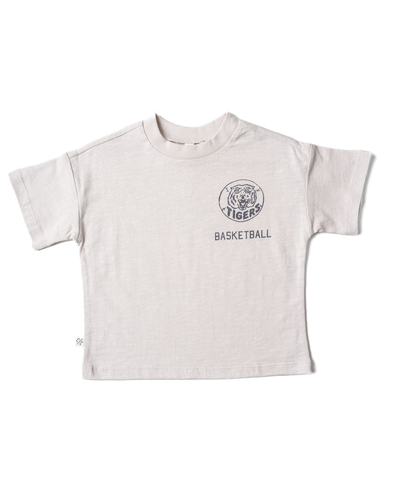 boxy tee - tigers basketball - dawn