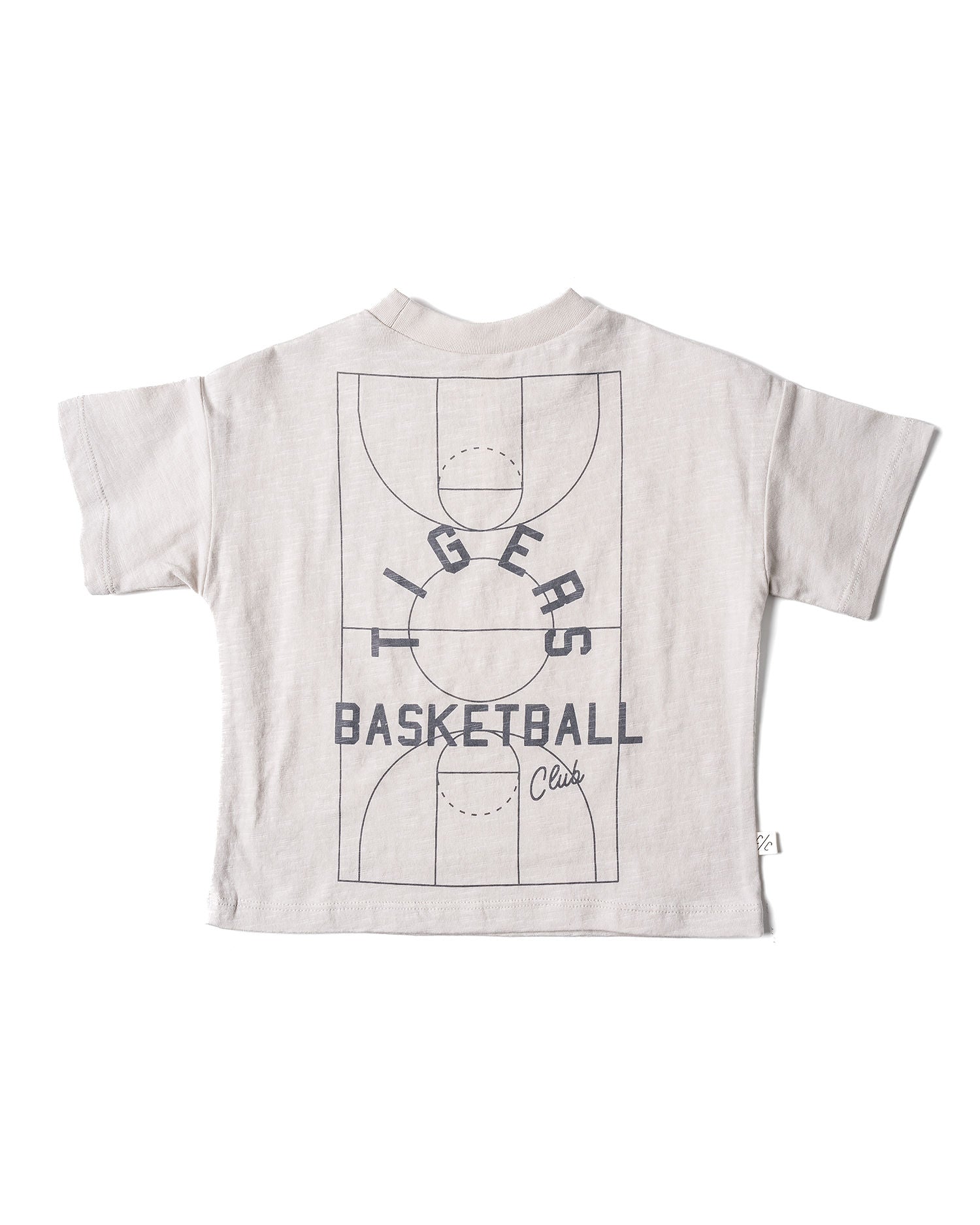 boxy tee - tigers basketball - dawn