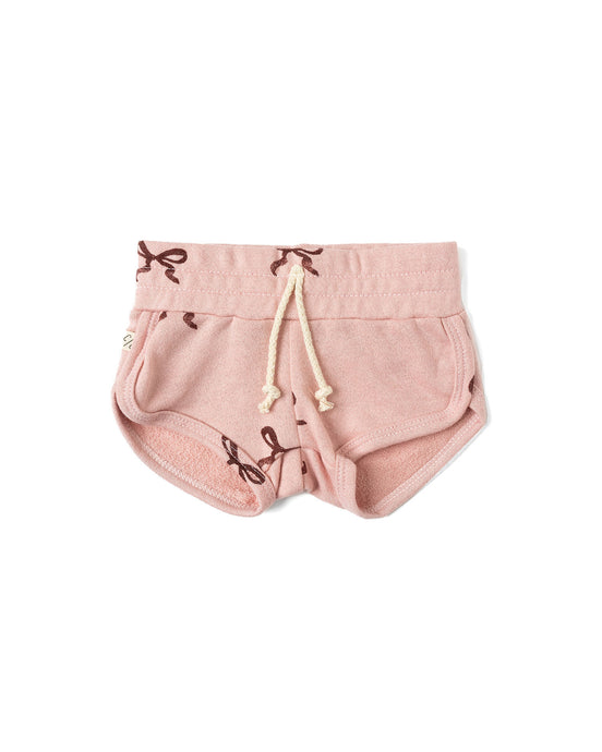 track shorts - classic bows