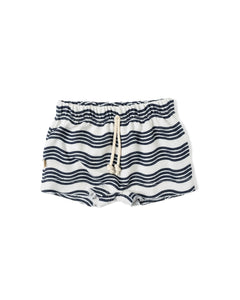 boy shorts - wavy lines