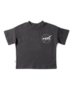 boxy tee - NASA - carbon