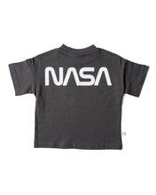 Load image into Gallery viewer, boxy tee - NASA on carbon