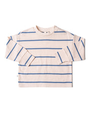 Load image into Gallery viewer, boxy long sleeve tee - breton stripe