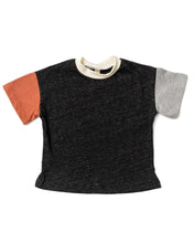 Load image into Gallery viewer, colorblock boxy tee - granite