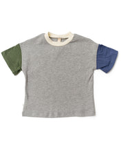 Load image into Gallery viewer, colorblock boxy tee - cream