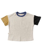 Load image into Gallery viewer, colorblock boxy tee - pebble