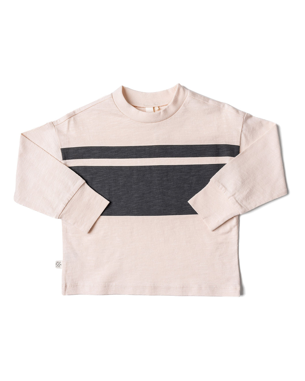 boxy long sleeve tee - duo stripe