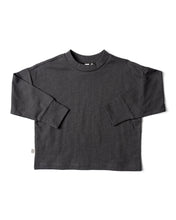 Load image into Gallery viewer, boxy long sleeve tee - carbon