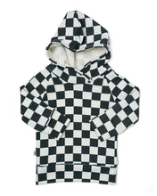 Load image into Gallery viewer, trademark raglan hoodie - jade checkerboard