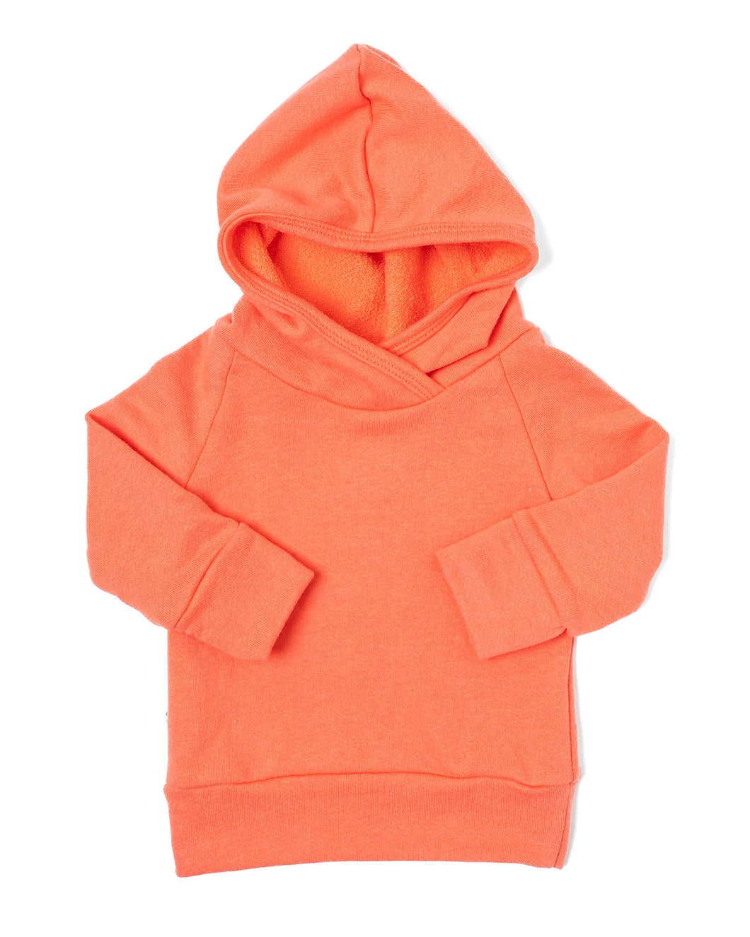 trademark raglan hoodie - living coral