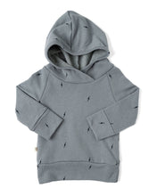 Load image into Gallery viewer, trademark raglan hoodie - bolts on mineral blue