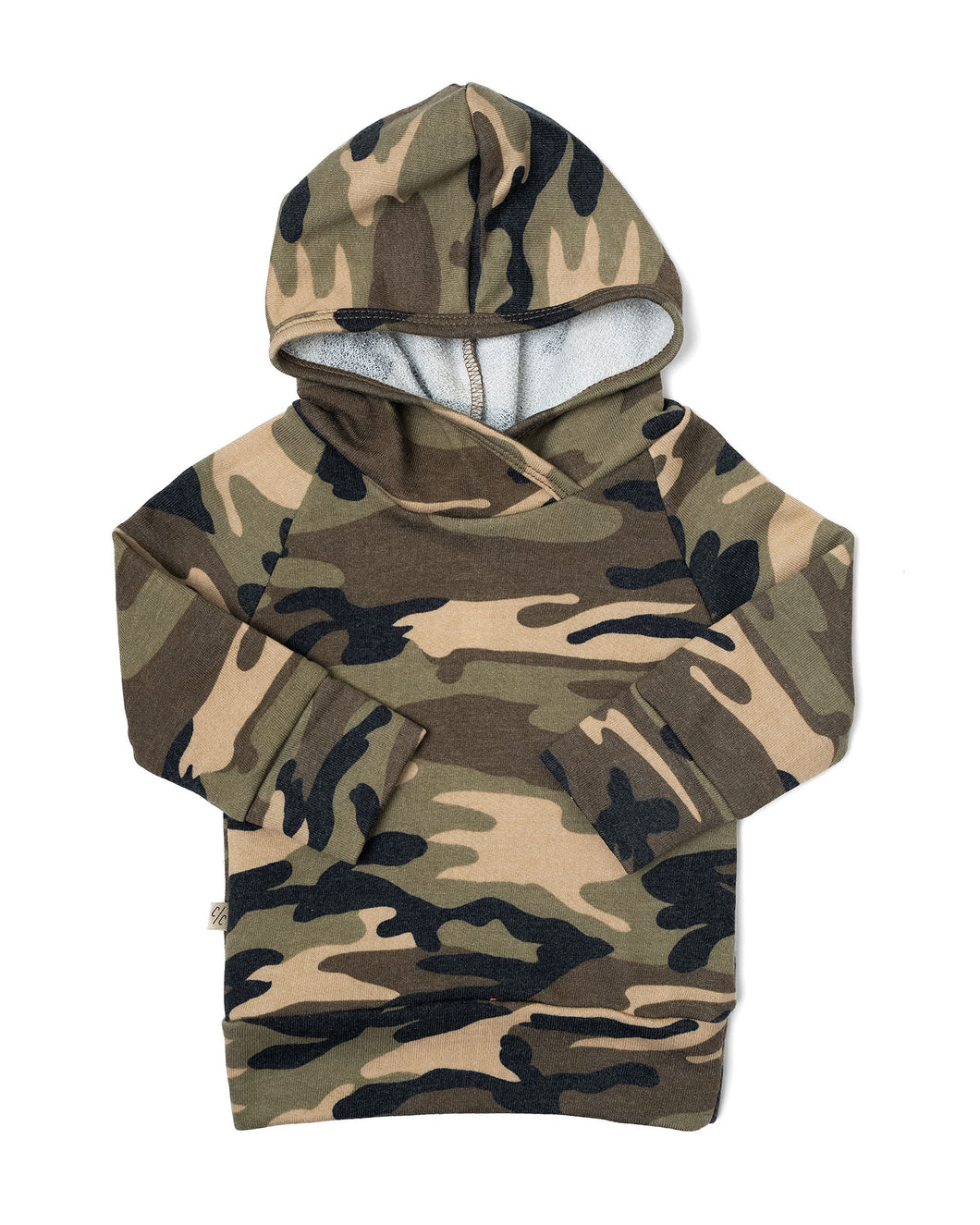 trademark raglan hoodie - camoflauge