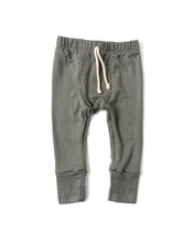 Load image into Gallery viewer, rib knit pant - dark sage