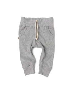 jersey jogger - heather gray