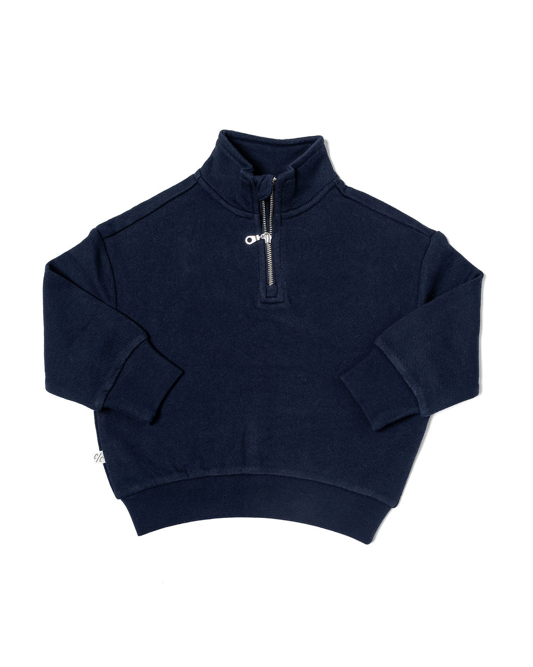 quarter zip pullover - league blue