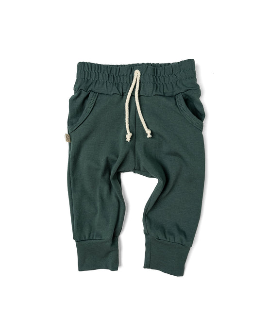 jersey jogger - hunter green