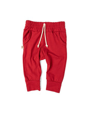 Load image into Gallery viewer, jersey jogger - deep red