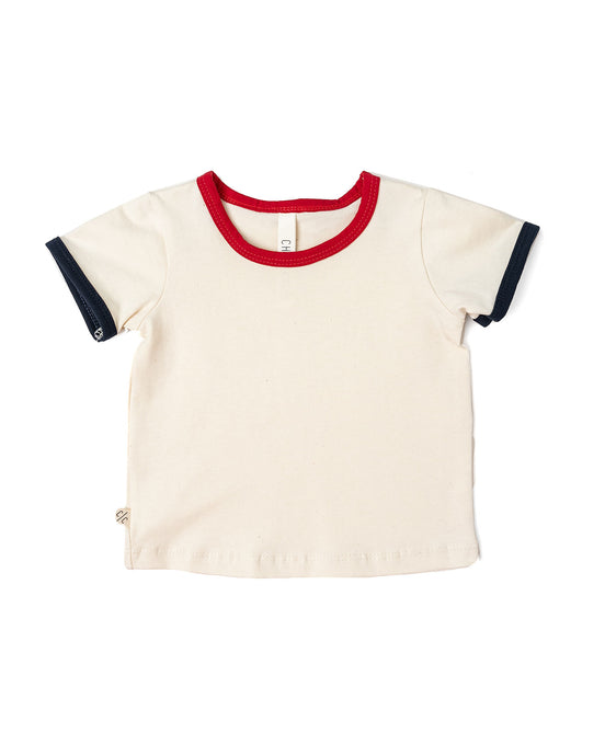 ringer tee - natural