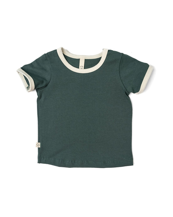 ringer tee - hunter green
