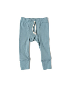 rib knit pant - rainwater