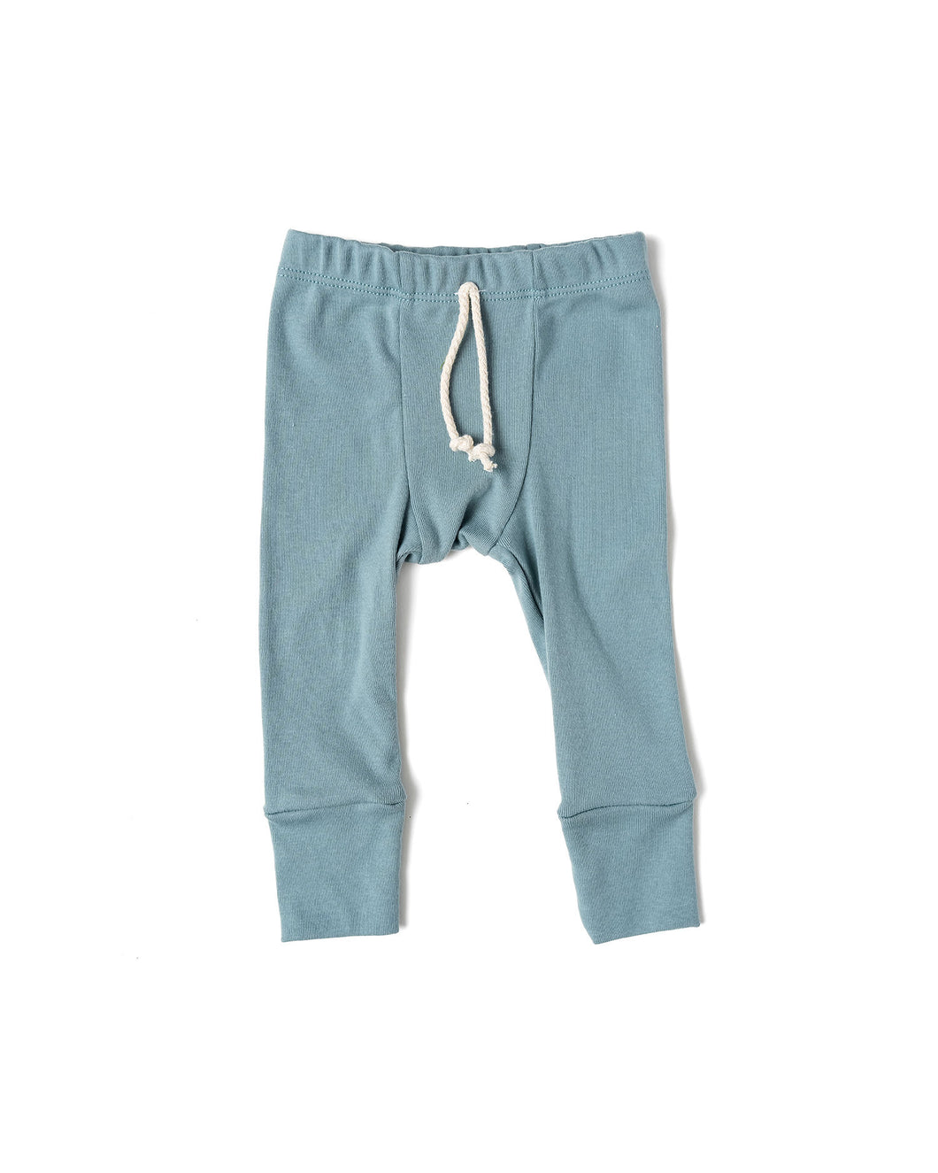 rib knit pant - rainwater