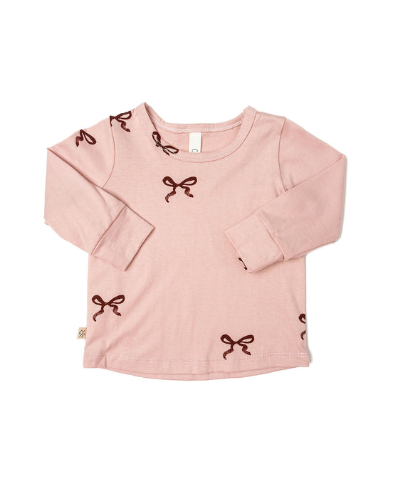 long sleeve tee - classic bows