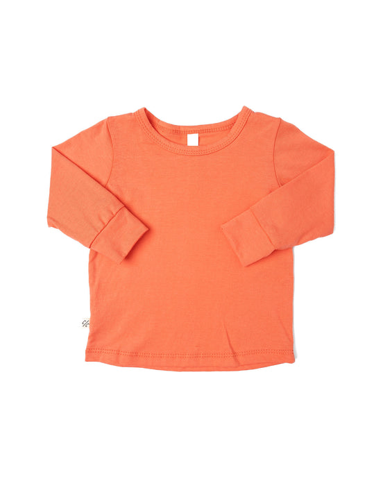 long sleeve tee - living coral