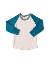 Load image into Gallery viewer, rib knit long sleeve tee - natural aruba and sage