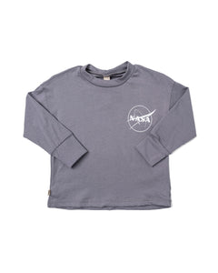 boxy long sleeve tee - NASA on cosmos