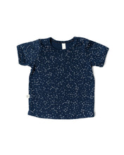 Load image into Gallery viewer, rib knit tee - constellations on navy