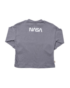 boxy long sleeve tee - NASA on cosmos