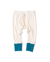 Load image into Gallery viewer, rib knit pant - natural aruba and sage