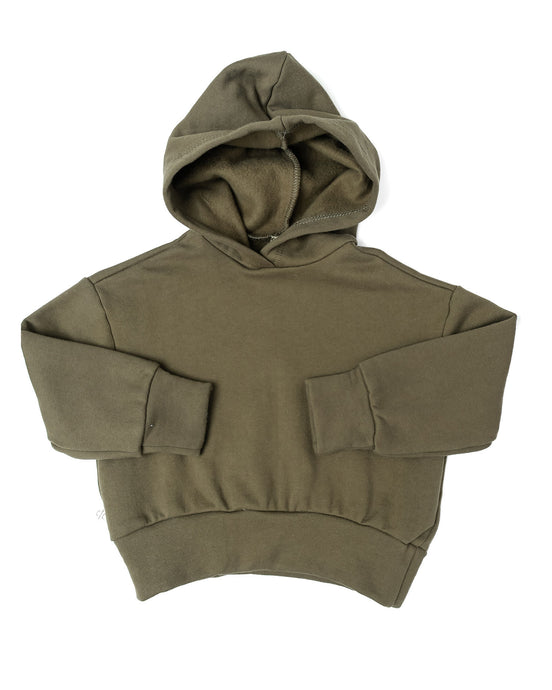 classic hoodie - caper - fleece terry