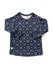 Load image into Gallery viewer, rib knit long sleeve tee - fair isle