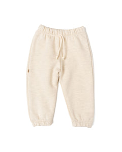 vintage sweatpant - cream - fleece terry