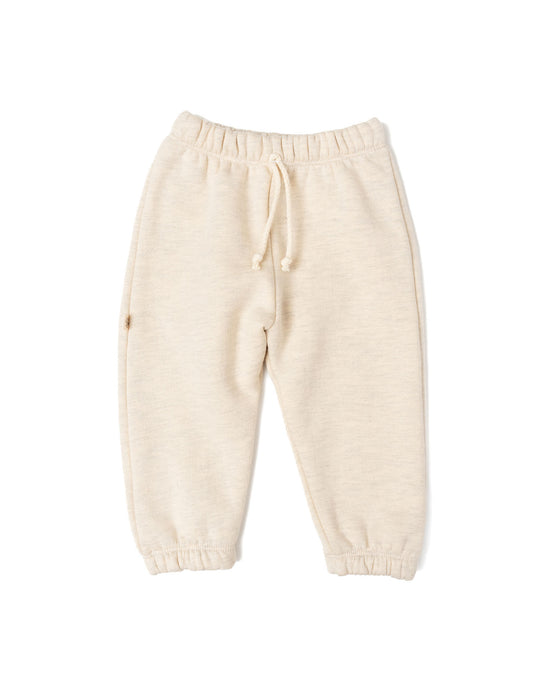 vintage sweatpant - cream - fleece terry