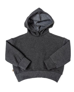 classic hoodie - granite - fleece terry