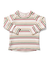 Load image into Gallery viewer, rib knit long sleeve tee - triple stripe - coming soon