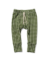 Load image into Gallery viewer, rib knit pant - green gingham