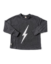 Load image into Gallery viewer, boxy long sleeve tee - lightning on granite
