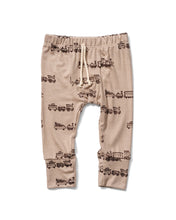 Load image into Gallery viewer, rib knit pant - toy trains - coming soon