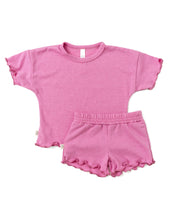 Load image into Gallery viewer, ruffle set - heather dark peony